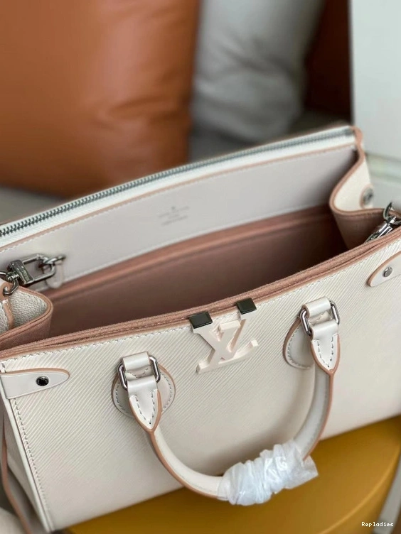 Repzbay VUITTON GRENELLE TOTE LOUIS MM 1218